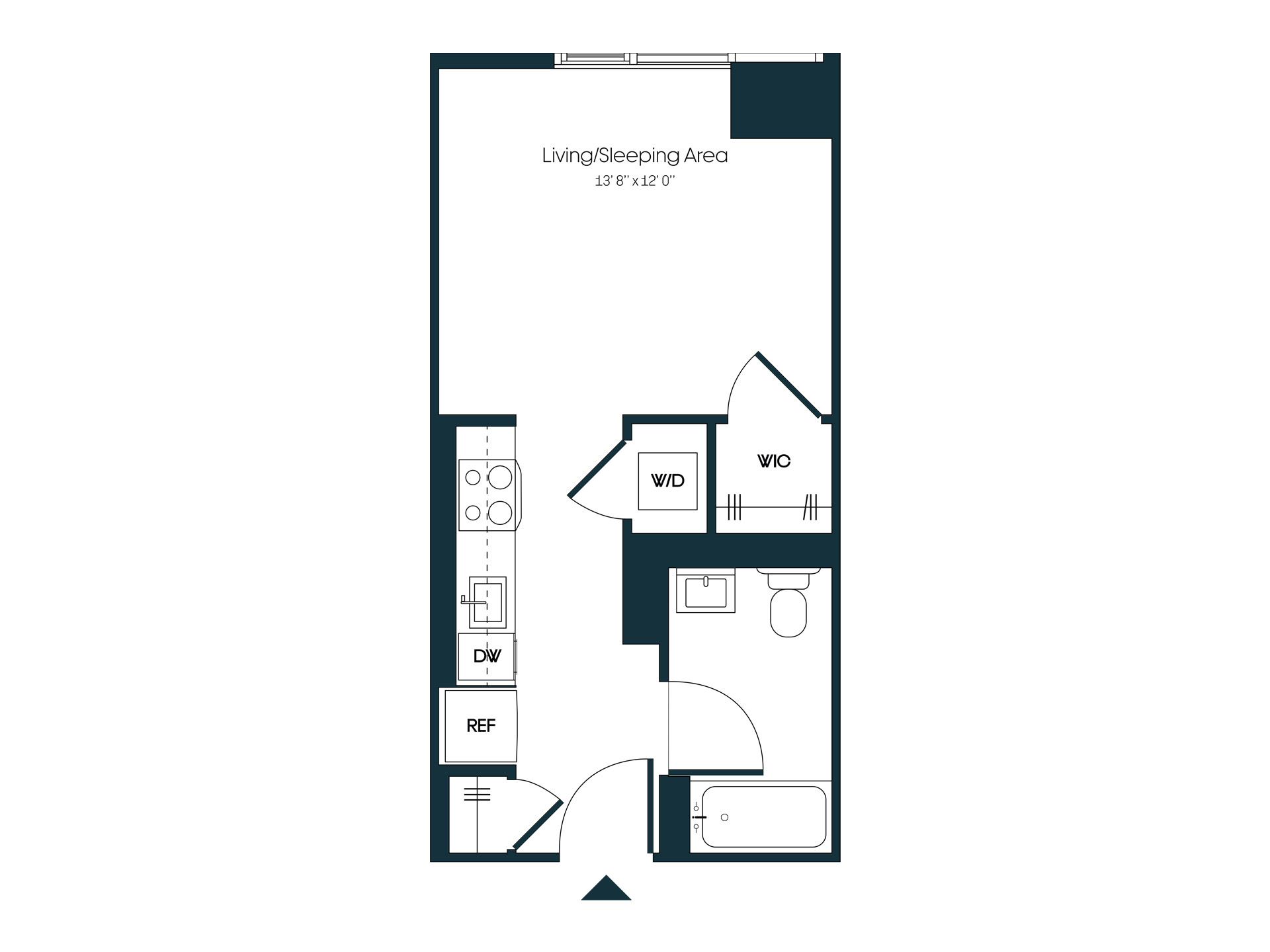 Floorplan Image of Apartment #611 - S1
